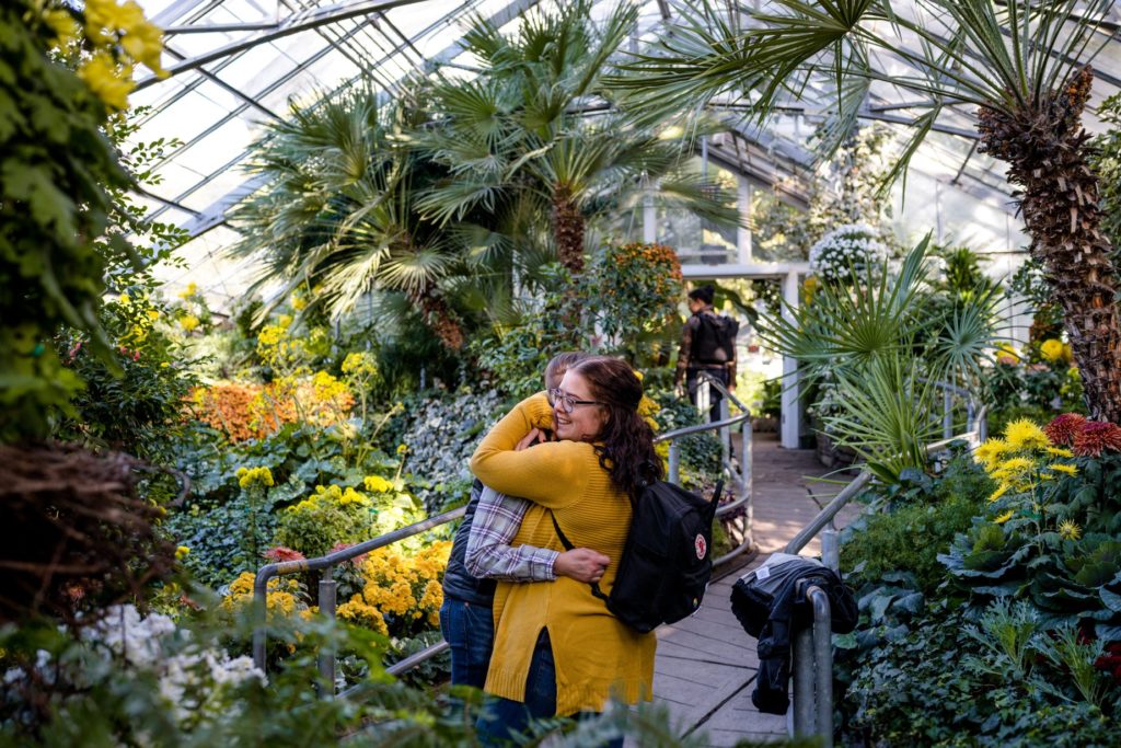 Same Sex Surprise Proposal Allan Gardens Botanical Toronto Photos LGBTQ