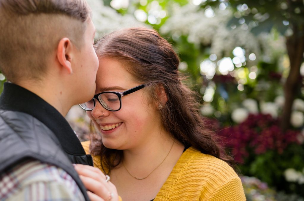 Same Sex Surprise Proposal Allan Gardens Botanical Toronto Photos LGBTQ