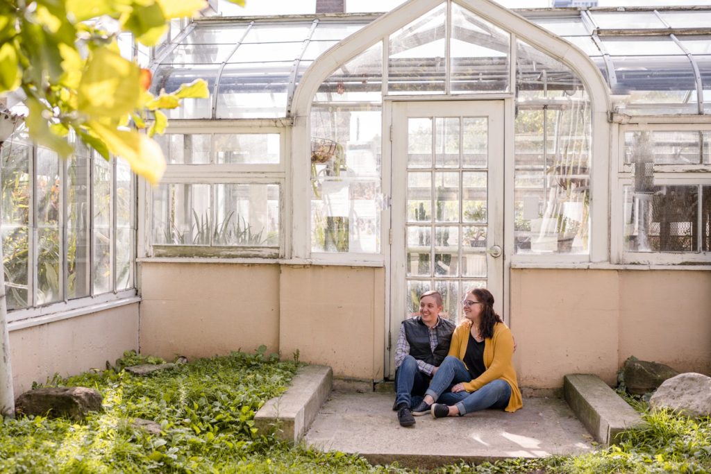 Same Sex Surprise Proposal Allan Gardens Botanical Toronto Photos LGBTQ