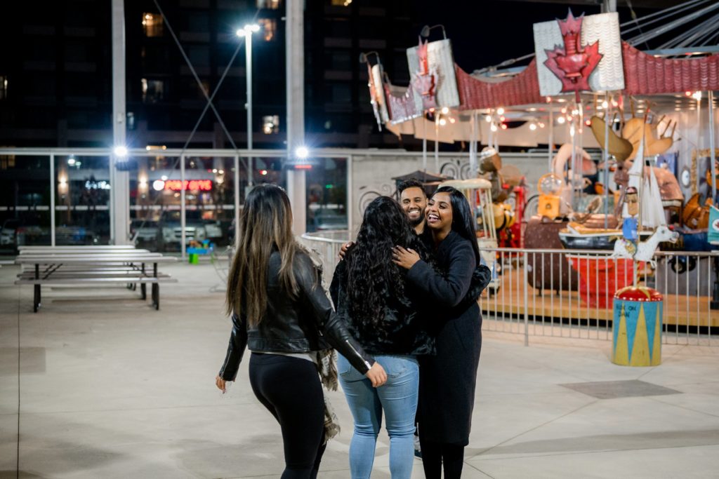 Toronto Surprise Carousel Engagement Proposal Photos