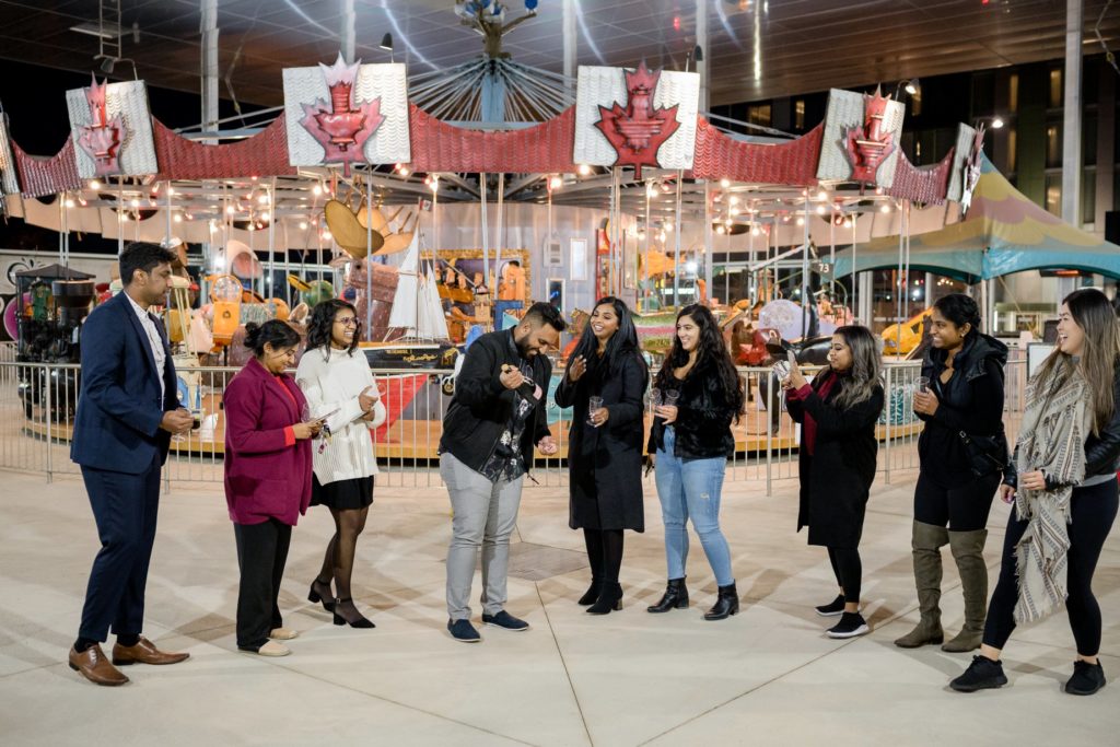 Toronto Surprise Carousel Engagement Proposal Photos