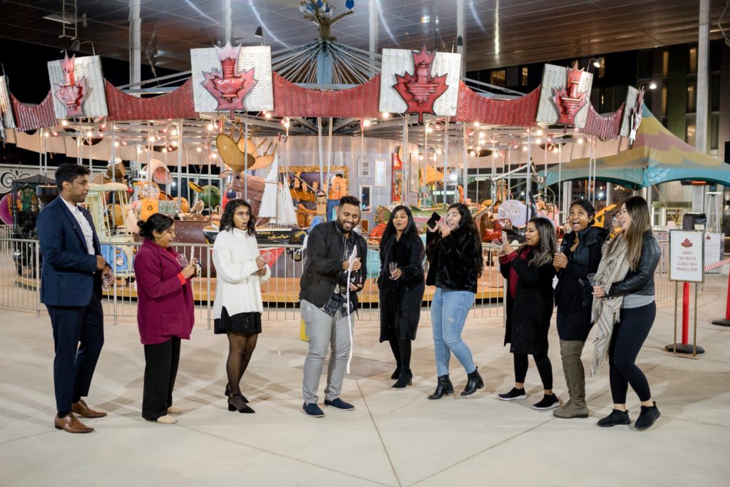 Toronto Surprise Carousel Engagement Proposal Photos