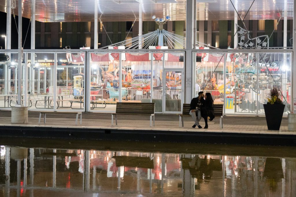 Toronto Surprise Carousel Engagement Proposal Photos