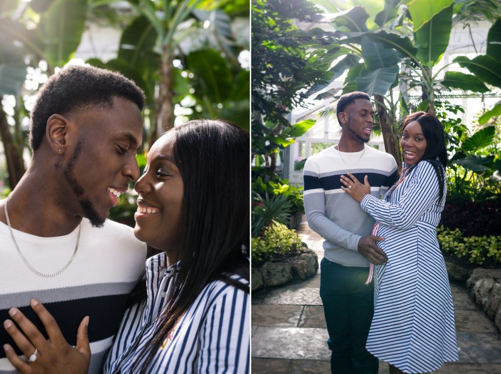 Allan Gardens Botanical Toronto Couples Surprise Engagement Proposal Photography 